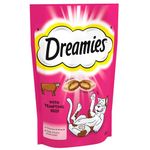 Dreamies Cat Treats, Tasty Snacks with tempting beef, 8 pouches of 60 g