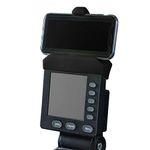 Phone Holder Made for PM5 Monitors of Rowing Machine, SkiErg and BikeErg - Silicone Fitness Products (Black)