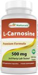 Best Naturals L-Carnosine 500 mg 100 Vcaps (100 Count (Pack of 1))