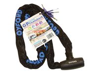Oxford OF179 GP Chain Lock - Black/Blue, 1.2 m
