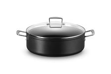 Le Creuset Toughened Non-Stick 30cm Sauteuse, 51113300010500, Black