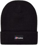 Berghaus Unisex Logo Recognition Beanie, Black/Black, One Size