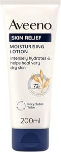 Aveeno Skin Relief Moisturising Lotion (1x 200ml), Moisturiser With Soothing Triple Oat Complex & Shea Butter, 72-Hour Intense Hydration, Helps Relieve Very Dry, Tight and Sensitive Skin