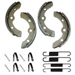 101823201 Club Car Brake Shoes Springs Pins Kits for DS Precedent Yamaha G1/G2/G3/G5/G8/G9/G11 E-Z-GO Gas Electric Golf Cart Replacement Brake Shoes
