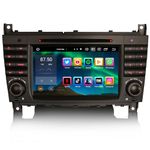 8-Core 64GB ROM Android 13 Car Stereo 7 Inch for Mercedes Mercedes Benz C/CLC-Class W203 G-Class W463 Support GPS Sat Nav DSP Bluetooth 5.0 Wifi DAB+ TPMS Carplay Android Auto 4GB RAM