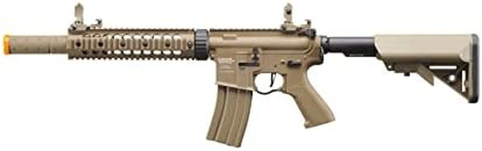 Lancer Tactical Gen 2 M4 SD Long Rail 9" Electric Airsoft AEG Rifle - Full/Semi-Auto with Battery, Charger, and 0.20g BBS - Metal/Polymer Options Available (Metal Proline, Desert)