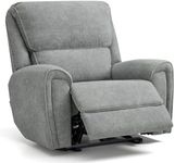 MCombo Power Recliner Chair Oversized 400 Pounds, Electric Recliner Chairs for Adults, Oversized Recliner Sofa Chair for Home, Living Room, Bedroom OE675 (Recommended Height: 5'5"-6'1") (Light Grey)