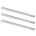 Meyafiny 3 pcs 19.5” Grill Burner Tubes 304 Stainless Steel 62752 Burner Replacement for Weber Genesis 300 Series Genesis E310 E320 E330 S310 S320 S330 EP-310 EP320 with Front Control Knob Grill parts