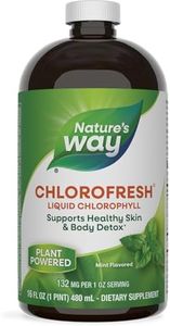 Nature’s Way Chlorofresh, Supports Detoxification Pathways*, Liquid Chlorophyllin Copper Complex, Supports Healthy Skin*, Internal Deodorant*, Mint Flavored, 16 Fl Oz.