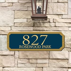 Personalized House Address Sign for Wall, Custom Metal House Number Plaque, Mailbox Number Plaque, Rustic Address Sign