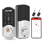 Smart Deadbolt Lock Front Door, Hornbill Keyless Entry Door Lock with Keypads, Bluetooth Smart Locks Work with Alexa, Digital Code Lock for Airbnb and Vacation Rental Hosts