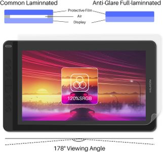 HUION Kamvas 13 Graphics Tablet – Violet Drawing Display
