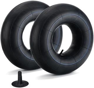 20x8.00-8" to 20x10.00-8" Tire Inner Tubes with TR13 Straight Valve Stem, Heavy Duty Premium Inner Tubes for Lawn Mowers, Tractors, Hand Trucks, Wheelbarrows, Trolleys, Wagons