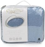 Onkaparinga Australian Wool Baby Blanket, Cream Blue