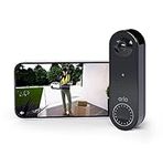 Arlo Essential Wireless Video Doorbell Security Camera, 1080p HD, WiFi, 2 Way Audio, Smart Package & Motion Detection, Loud Siren, Night Vision, Free Trial of Arlo Secure, Black