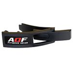 AQF Replacement Black Lever Buckle for Weight Lifting Belt, Stainless Steel Black Powder Coated Spare Buckle for Lever Buckle Powerlifting Belt (BELT NOT INCLUDED) (Black)