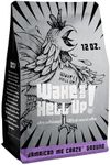 Wake The Hell Up! 12oz Ultra-Caffeinated Jamaican Me Crazy Ground Coffee, Low Acid, Medium-Dark Roast