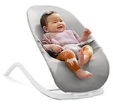 Munchkin 2-in-1 Spring Baby Bouncer Rocker - Gentle Baby Swing from Birth to 9kg (20lb). Baby Rocker with 3 Recline Positions, Lightweight Baby Bouncer Chair, Folds Flat for Easy Storage & Travel