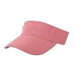 AIDIER Sun Visor for Kids Sun Hat for Boys Girls Adjustable Sports Sun Cap for Golf Running Hiking Cycling Pink