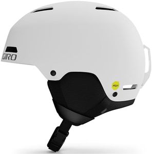 Giro Ledge MIPS Ski Helmet - Snowboard Helmet for Men, Women & Youth - Matte White - Size M (55.5-59cm)