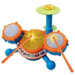 vtech kidibeats drum set (frustration free packaging) (White)