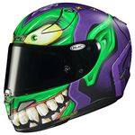 HJC RPHA 11 Green Goblin Men's Street Motorcycle Helmet - MC-48SF / X-Large