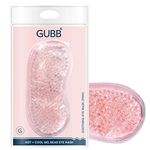 GUBB Soothing Eye Gel Mask | Ideal For Puffy Eyes And Dark Circles | Soothe and depuff Tired Eyes | Can Be Used As Sleeping Mask while Travelling | Pink