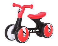 Kobe Toy - Tiny Trike Kids Balance Bike Toddler Bicycle for Walker, for Kids Ages 10-Month to 2, Red