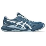 ASICS Men's Gel-Tactic 12 Volleyball Shoes, 12, Vintage Indigo/White