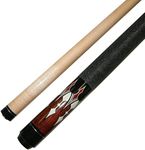 ISZY Billiards BND-02-48-19 Short 48" 2Piece Hardwood Maple Pool Cue Billiard Stick 19 Oz, Brown