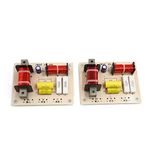 uxcell 2pcs 180W High Low 2 Way Crossover Filter for Audio Frequency Divider