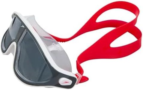 Speedo Unisex Adult's Biofuse Rift Mask, Lava Red/Oxid Grey/Smoke, One Size