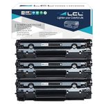 LCL Compatible for HP 78A CE278A CE278D Canon 128 CRG128 3500B001 3500B001AA(3-Pack,Black) Toner Cartridge for Canon IC MF4410 4450 4412 4420 4550 4570 D520 MF4750 HP Laserjet P1566 P1606 P1606dn