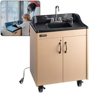 Ozark River Portable Sinks Lil Premier, Child Height Hot Water Handwashing Station for Daycares and Classrooms, NSF Certified Self-Contained Portable Child Hand Wash Sink
