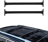 AUXMART Roof Rack Cross Bars for Toyota Highlander 2008 2009 2010 2012 2013, Rooftop Luggage Rail Rack, Aluminum Cargo Carrier Bars