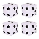 Beistle 4 Piece 15" Large Inflatable Dice for Casino Themed Party Decorations