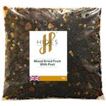 Hides Fine Foods - Mixed Dried Fruit with Peel 1kg - GMO Free - Suitable for Vegetarians - Baking - Desserts - Decorating - Cakes - Cookies -Tart - Mincemeat - Mince Pies - Panettone - Christmas Cake