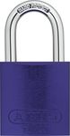ABUS 72/40 KD 1-Inch Loto uminum Shackle, Purple