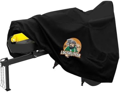 Mionovity 900D Waterproof Heavy Duty Wood Splitter Cover, Log Splitter Cover, Anti-UV and Weather-Resistant Storage Cover, suitable for 40-45 ton Gas or Electric Powered Log splitter, Black