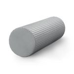 KAYMAN Sports Foam Roller Sports Recovery, Deep Tissue Muscle Tension Relief & Circulation Increase Portable & Lightweight Self Massager for Back, Legs, Gym, Pilates & Yoga EVA 44.5 x 15cm (Grey)