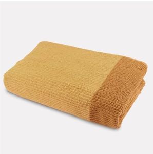 Kinton Crafts IRIS Dual Shaded Premium Cotton Bath Towel (Pack of 1, 150x75cm, 500GSM),Lightweight|Quick Dry|Lint Free|Hygeine Towel|Highly Absorbent |Ultra Soft|Ideal for Daily Use - Brown