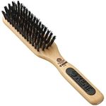 Kent Natural Shine Unisex Narrow Grooming Pure Bristle Brush