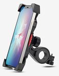 Grefay Bike Phone Mount Motorcycle Phone Holder - Motorcycle Bicycle Cell Phone Mount Clamp for Handlebar, Cycling Motorcycle Accessory Mounts with 360° Rotation for 3.5" - 6.5" inch Smartphone
