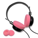 Voarmaks Ear Pad Foam Cushions Compatible with Sennheiser HD414 Grado SR60 SR60i SR80 SR80i SR80e SR125 SR225 SR325 SR SRI RS Series PS1000 GS1000 Headphones (Pink)