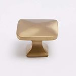 HOBKNOBS Brass Cabinet Berlin Poi Knob 22mm (Burnished Brass)