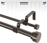 TANGWIN Double Curtain Rod,Bronze C