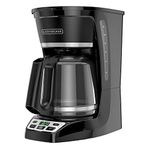 BLACK+DECKER 12-Cup* Programmable Coffeemaker, Black, CM1070BC-1