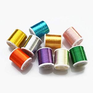 Tigofly 9 Colors 40 Yards Fly Tying Floss Thread 300D Silky Yarns Salmon Trout Fly Fishing Tying line Materials