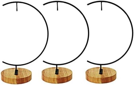 YY YEARCHY Ornament Display Stand Metal Stand Terrarium Air Plant Stand Flower Pot Holder Iron Pothook Stand for Hanging Glass Globe Ball