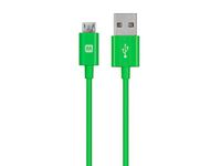 Monoprice Select Series USB A to Micro B Charge & Sync Cable, 6' Green